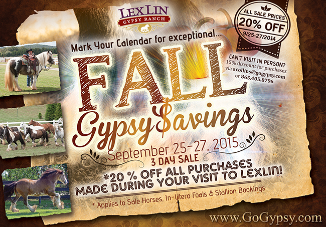 Fall Gypsy Savings!