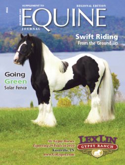 Equine Journal Cover Dec 2009 - LexLin Gypsy Ranch